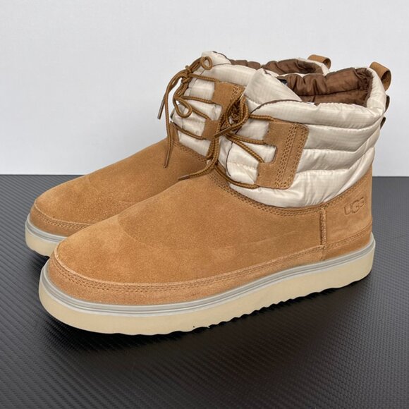 Unisex UGG Brown Thick-Soled Lace-Up Snow Boots - Picture 7 of 9